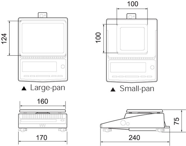 Kích thước cân phân tích CBL