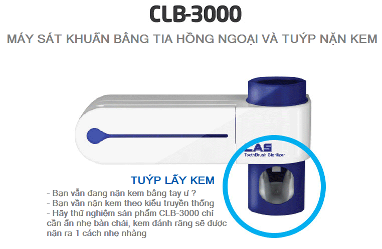 Dụng cụ khử trùng bàn chải CLB-3000
