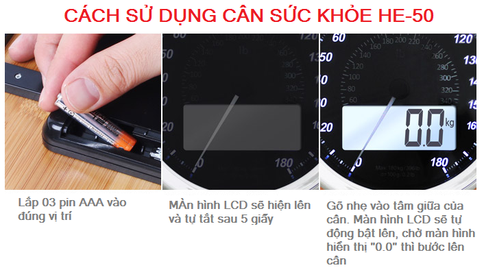 Cân sức khỏe HE-50