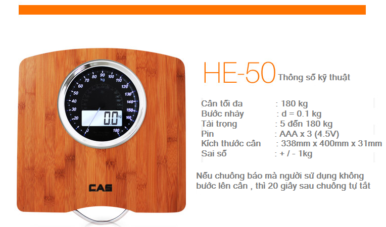 Cân sức khỏe HE-50