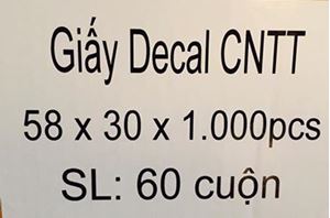 Hình ảnh của Giấy decal (58x30)