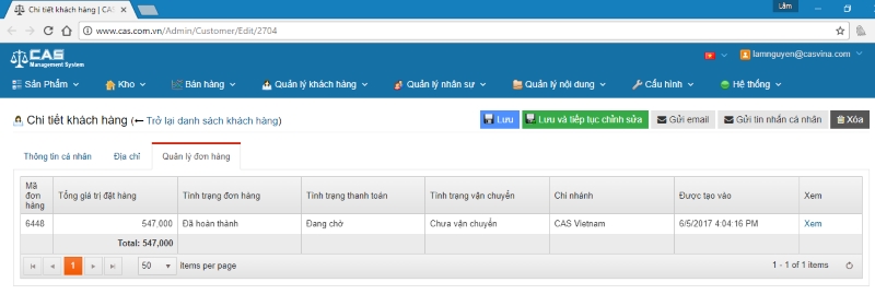 Quản lý đơn hàng