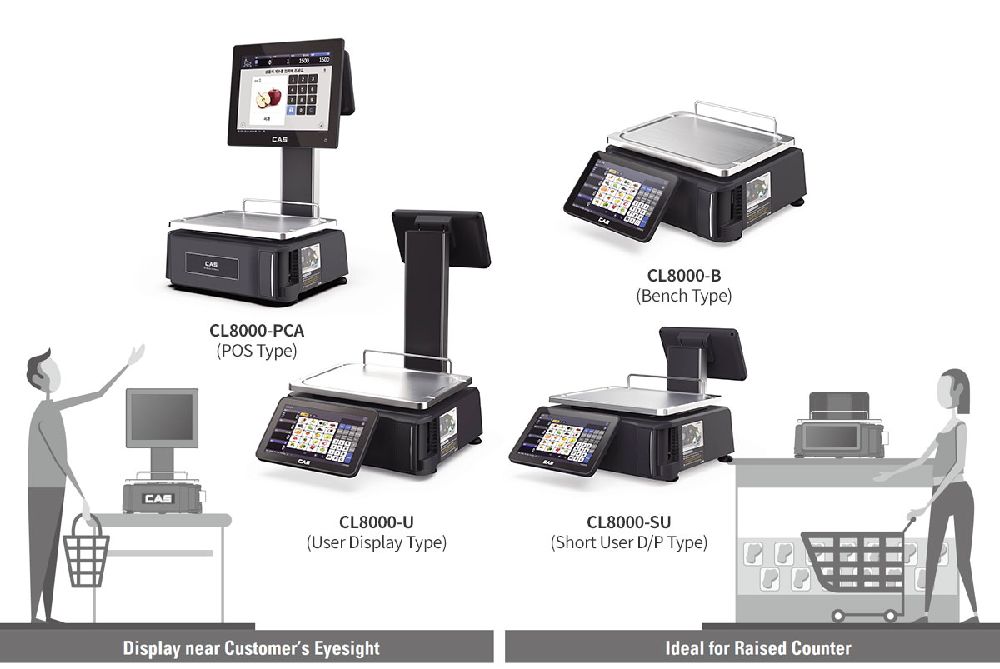 CÂN ĐIỆN TỬ CAS CL-8000